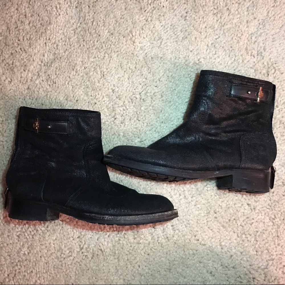 Black ankle boots